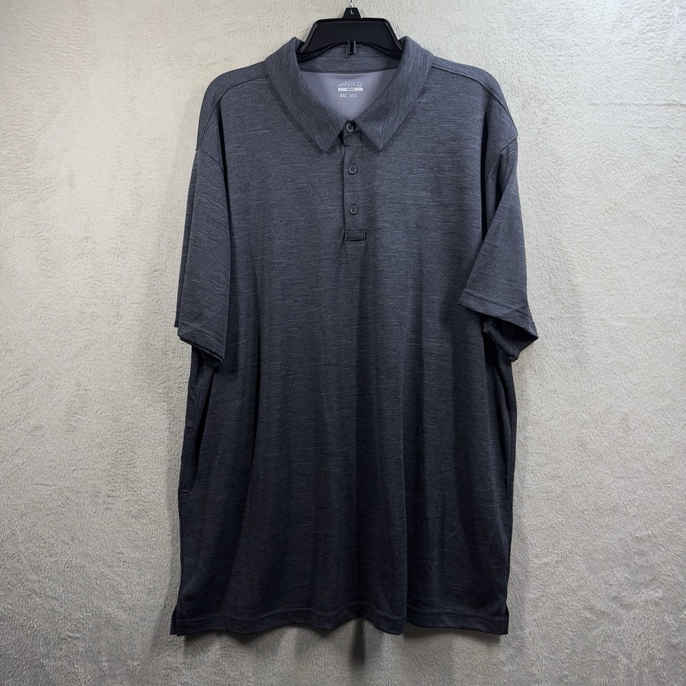 BCG Golf Polo Men's Size 3XL Short Sleeve‎ Gray New